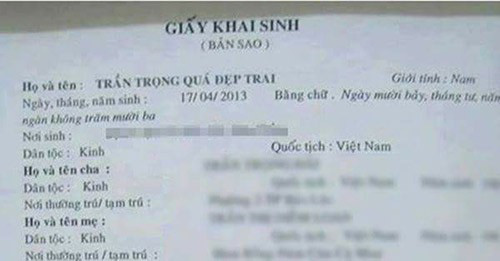 Cười &quot;rách mép&quot; với cách đặt tên con &quot;độc nhất vô nhị&quot;: Nhà toàn kim loại, nhà nghe tên là trộm không dám vào - Ảnh 11.