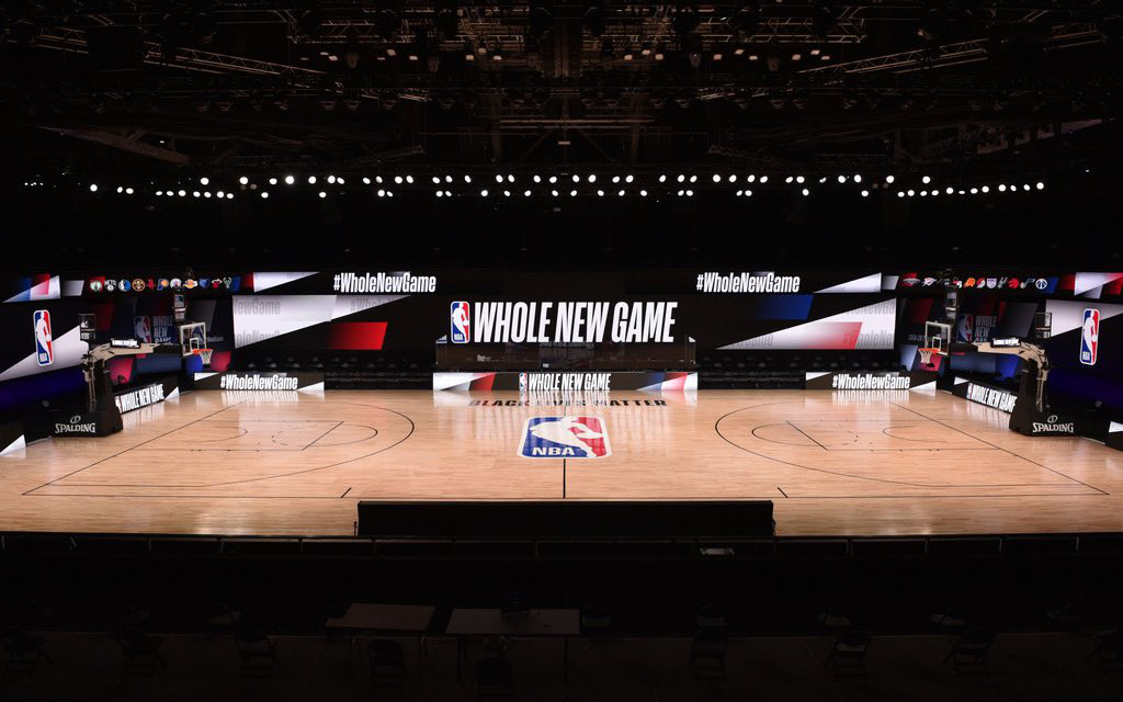 Lộ diện hình ảnh sân đấu chính thức của NBA trong khu cách ly Walt Disney World - Ảnh 7.