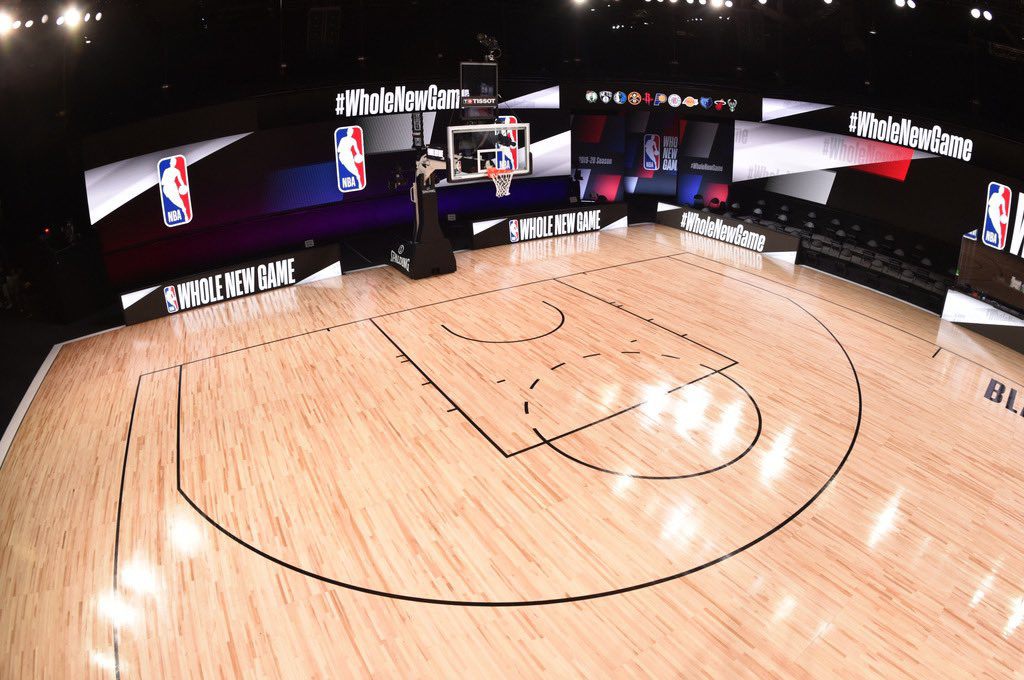 Lộ diện hình ảnh sân đấu chính thức của NBA trong khu cách ly Walt Disney World - Ảnh 4.