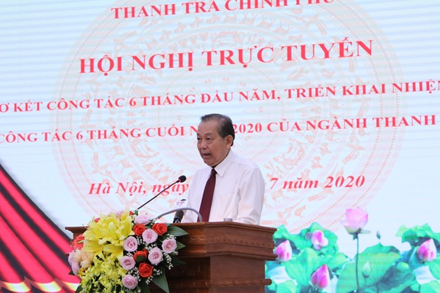 Phó Thủ tướng Trương Hòa Bình: Kiên quyết không để xảy ra tình trạng đoàn thanh tra bị tố cáo vòi vĩnh, tham nhũng  - Ảnh 1.