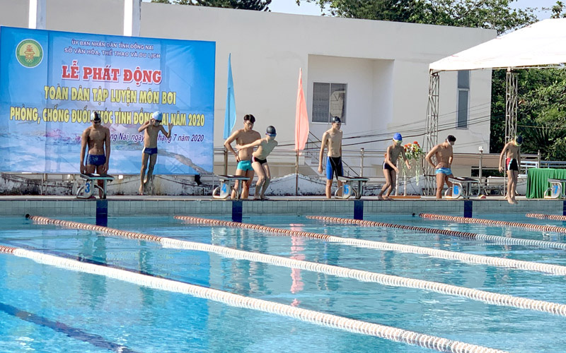 Lễ phát động phong trào toàn dân tập luyện môn bơi phòng, chống đuối nước tỉnh Đồng Nai năm 2020