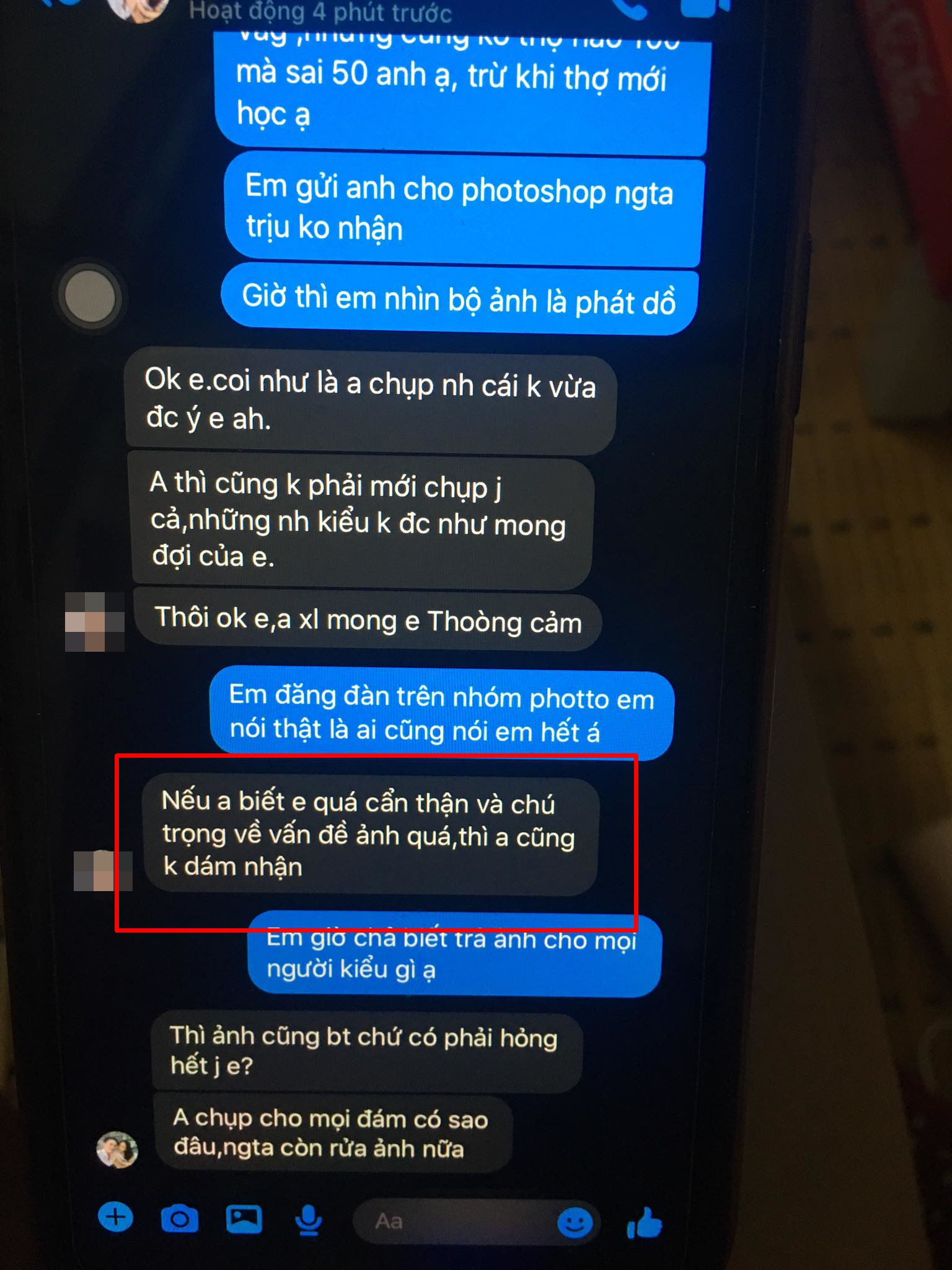 Bỏ 2 triệu thuê thợ chụp ảnh ngày cưới, cô dâu khóc thét khi nhận thành quả cháy sáng đến mờ mịt, biểu cảm thất thần khó tả - Ảnh 8.