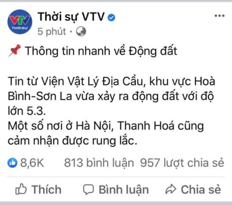 Ảnh hưởng bởi động đất, người dân Hà Nội nháo nhác lên mạng xã hội hỏi xem chuyện gì vừa xảy ra? - Ảnh 4.