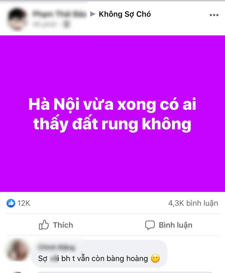 Hà Nội ảnh hưởng bởi động đất, cộng đồng mạng cũng xôn xao vì hiện tượng rung lắc bất ngờ - Ảnh 5.