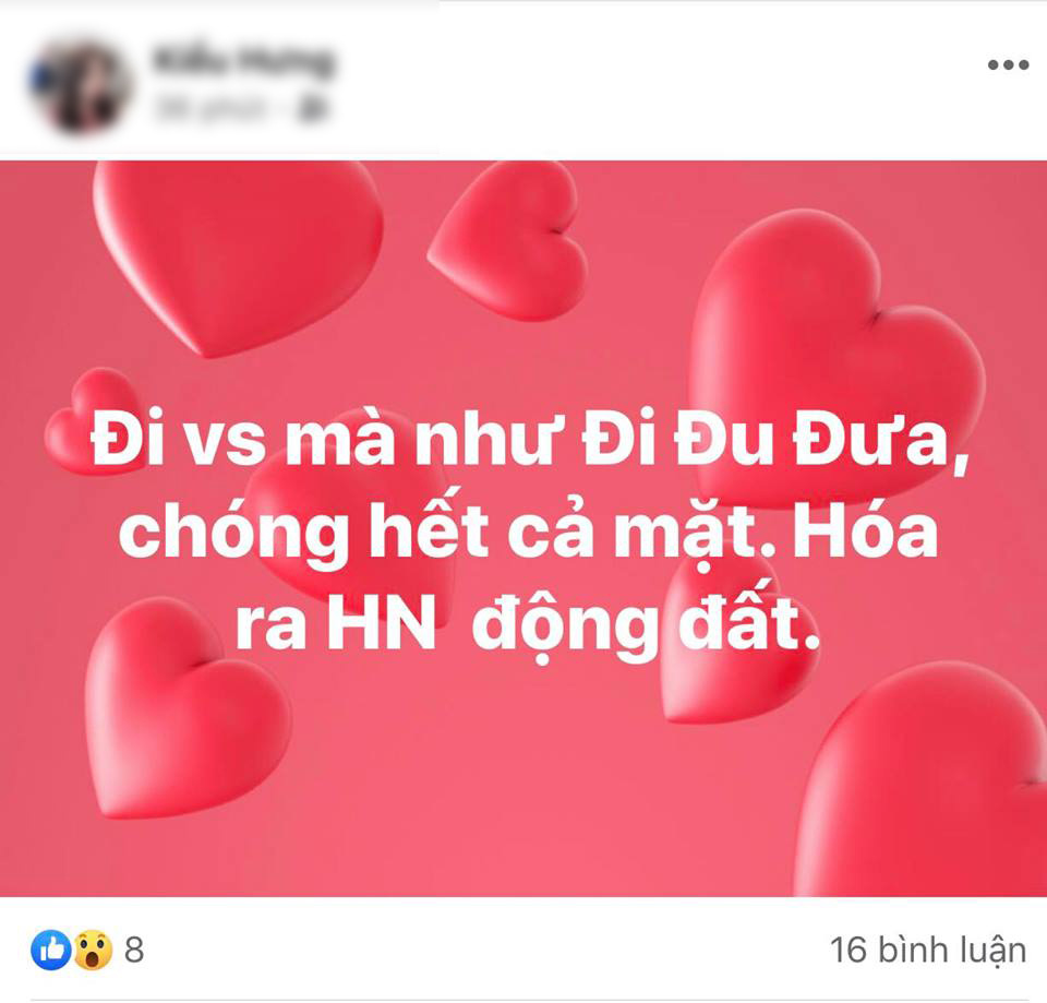 Hà Nội ảnh hưởng bởi động đất, cộng đồng mạng cũng xôn xao vì hiện tượng rung lắc bất ngờ - Ảnh 4.