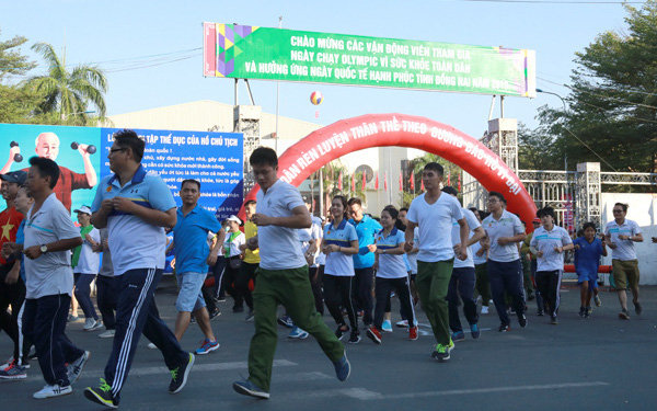 Đồng Nai tổ chức Ngày chạy Olympic vì sức khỏe toàn dân năm 2020