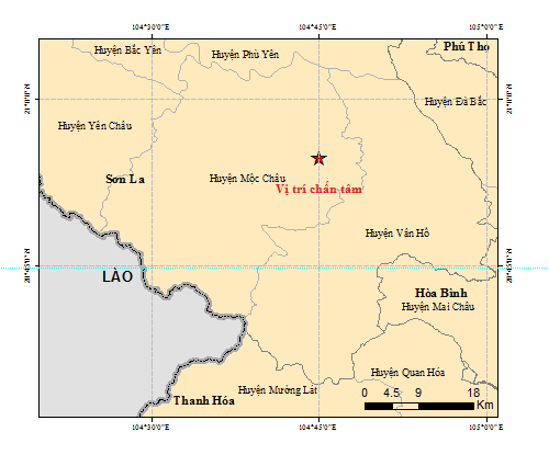 Trong hơn 24h, Mộc Châu liên tiếp hứng 11 trận động đất, khiến nhà ở Hà Nội rung lắc - Ảnh 1.
