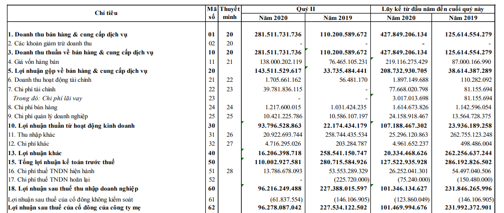 Năm Bảy Bảy (NBB) báo lãi 101 tỷ đồng 6 tháng đầu năm 2020 - Ảnh 1.