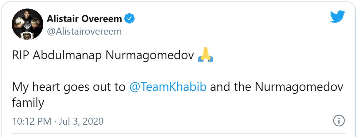 Conor McGregor cùng làng võ thuật thế giới bày tỏ niềm thương tiếc với sự ra đi của ông Abdulmanap Nurmagomedov - Ảnh 6.