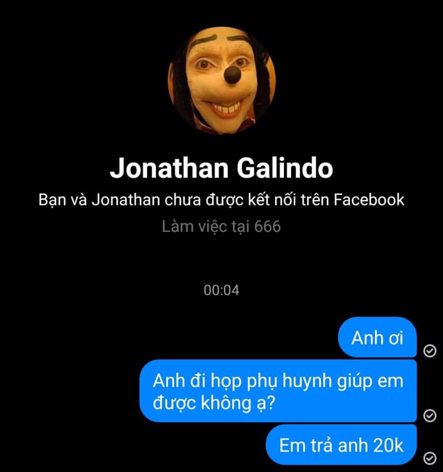 Ngập tràn meme và spam tài khoản chỉ trong 24h, netizen Việt tuyên bố: Jonathan Galindo rất đáng sợ, nhưng rất tiếc là không phải ở Đông Lào - Ảnh 5.