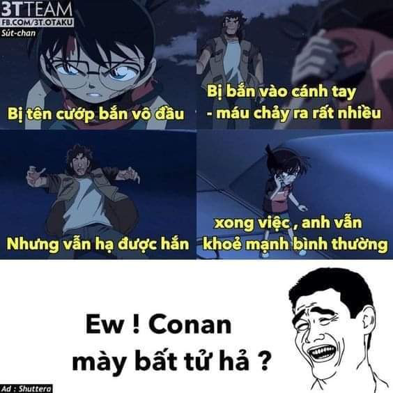 Cười sảng khoái với loạt ảnh chế Thám Tử Lừng Danh Conan, độ nhây của fan không thể đùa đâu - Ảnh 9.