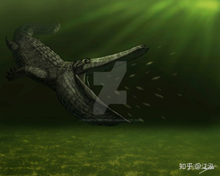 Stomatosuchus inermis: Loài cá sấu cổ đại có thể nuốt chửng cả thế giới - Ảnh 1.