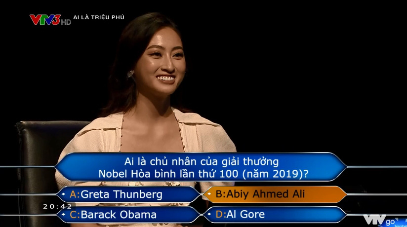 Hoa hậu Lương Thùy Linh đánh mất giải thưởng 30 triệu đồng của Ai là triệu phú chỉ vì tin lời bạn - Ảnh 5.