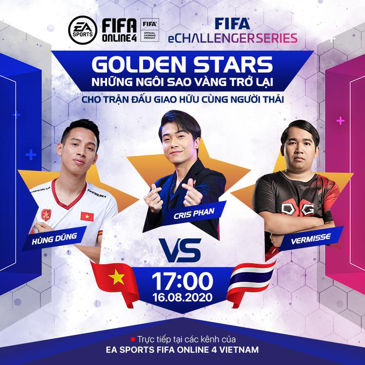 Hùng Dũng, Cris Devil Gamer, Vermisse đại diện Việt Nam thi đấu FIFA Online 4 với Thái Lan tại FIFA eCHALLENGER - Ảnh 2.