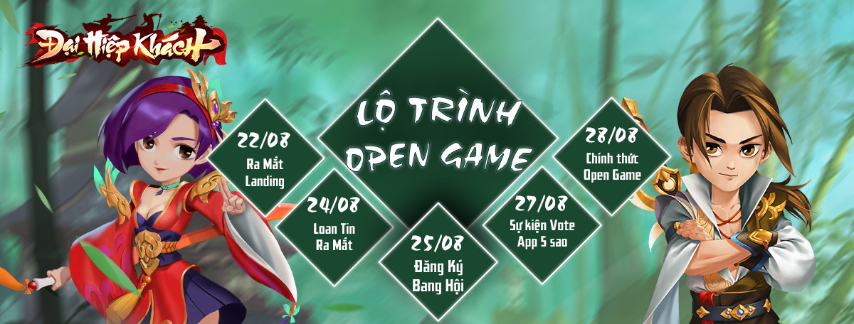 Game Việt Đại Hiệp Khách công bố lộ trình ra mắt, ấn định Open Beta 28/8, tải game ngay tại đây! - Ảnh 1.