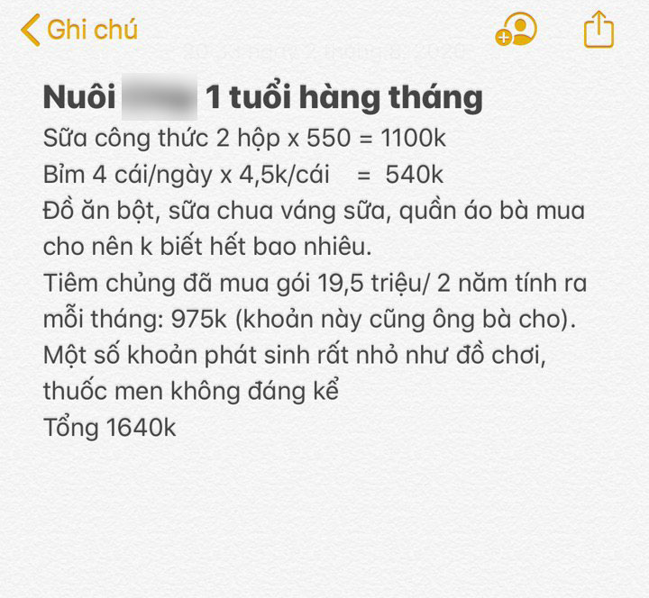 Chắng tốn kém như người ta, một mẹ bỉm sữa tiết lộ nuôi con chỉ hết hơn 1,6 triệu/tháng khiến chị em ngỡ ngàng - Ảnh 1.