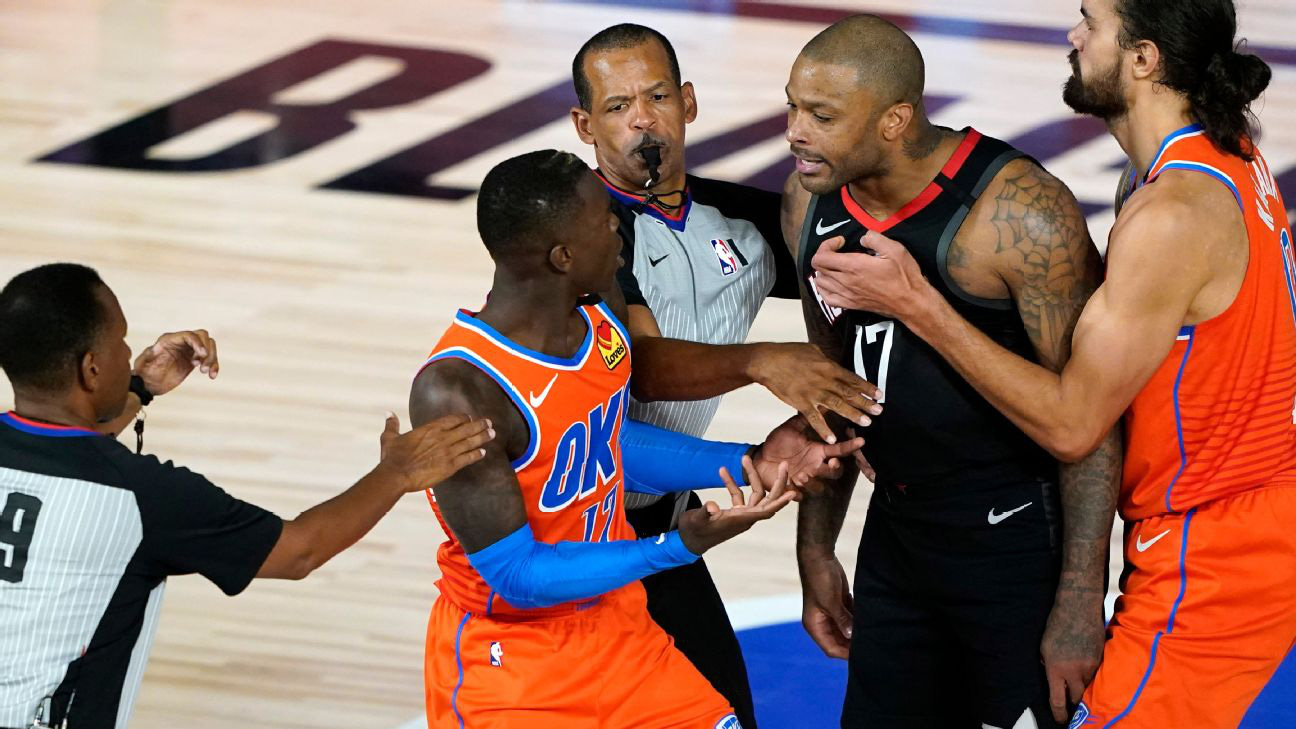 Dennis Schroder và PJ Tucker không bị đình chỉ thi đấu vì hành động chơi xấu tại Game 5 NBA Playoffs - Ảnh 1.