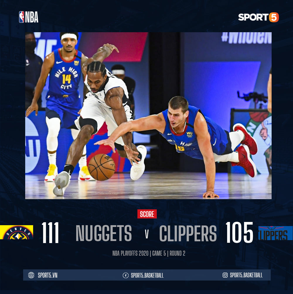 Càng gặp khó chơi càng hay, Denver Nuggets &quot;giữ&quot; Los Angeles Clippers ở lại Bán kết thêm hai ngày nữa - Ảnh 3.