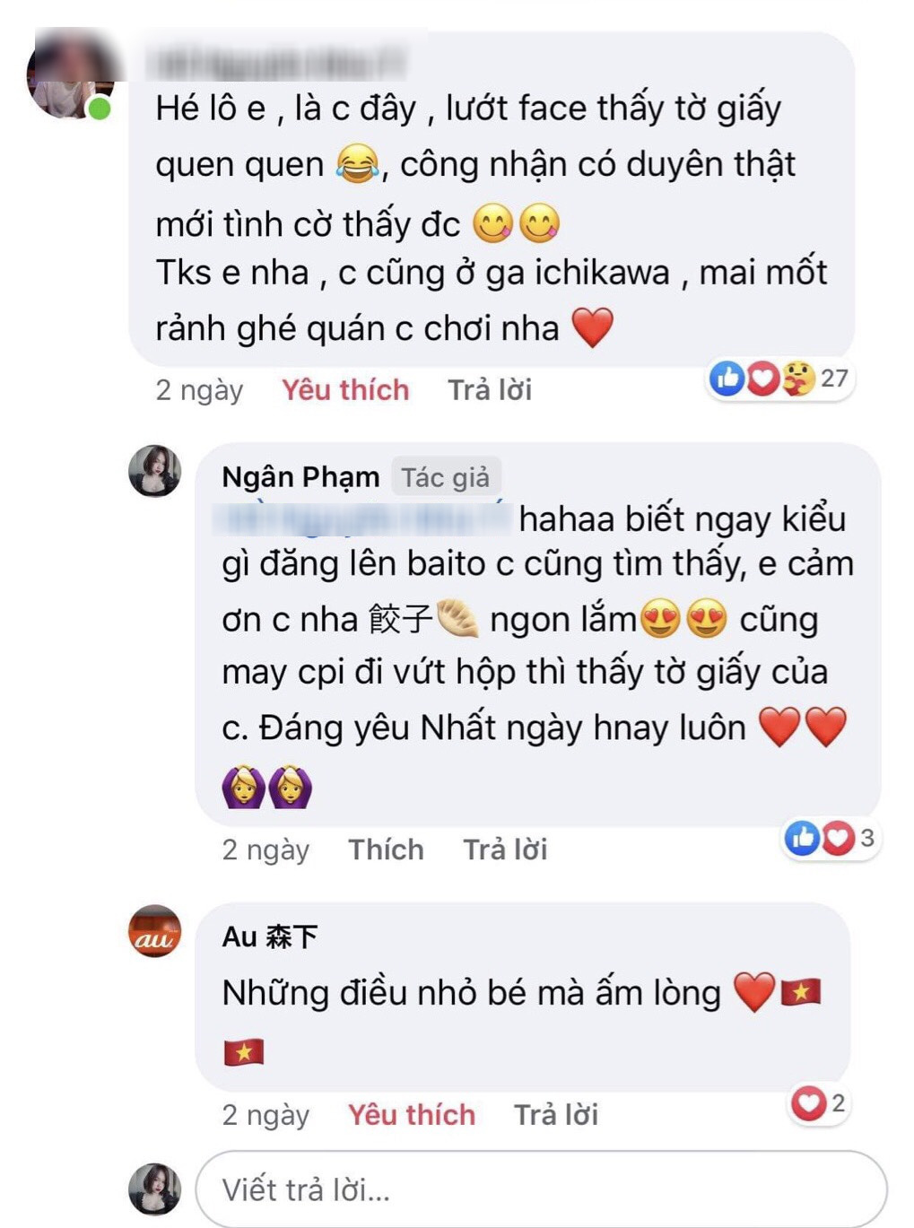 Đặt bát mỳ, nữ du học sinh nhận thêm món lạ đi kèm cùng mảnh giấy với lời nhắn đặc biệt - Ảnh 4.