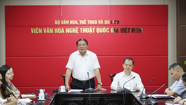 Nỗ lực nghiên cứu, tiếp tục khẳng định thương hiệu Viện Văn hóa nghệ thuật quốc gia Việt Nam - Ảnh 1.