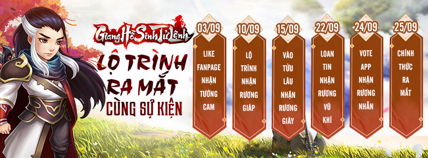 Siêu phẩm đặt hàng - Giang Hồ Sinh Tử Lệnh công bố lộ trình ra mắt cùng chuỗi event khủng, ấn định Open Beta 25/9 - Ảnh 1.