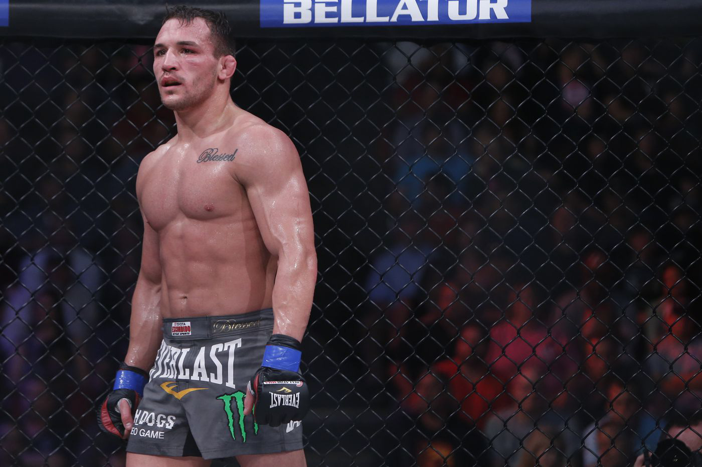 UFC tính để cựu vương Bellator Michael Chandler thay thế Dustin Poirier đối đầu cùng Tony Ferguson - Ảnh 1.