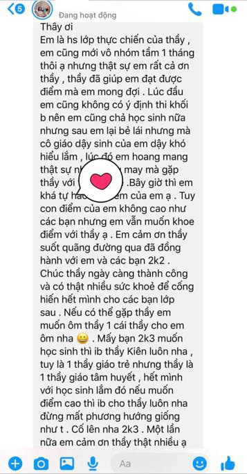 Thầy giáo dạy Sinh học livestream qua Facebook: Nhân lên niềm đam mê môn Sinh học cho học trò - Ảnh 3. Thầy giáo dạy Sinh học livestream qua Facebook: Nhân lên niềm đam mê môn Sinh học cho học trò - Ảnh 3.