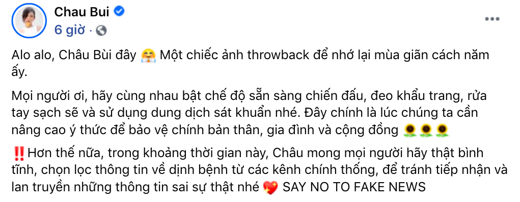 Trấn Thành kêu gọi đeo khẩu trang, NS Việt Hương - Xuân Bắc và cả Vbiz chung tay lan toả điều tích cực giữa dịch Covid-19 - Ảnh 9.