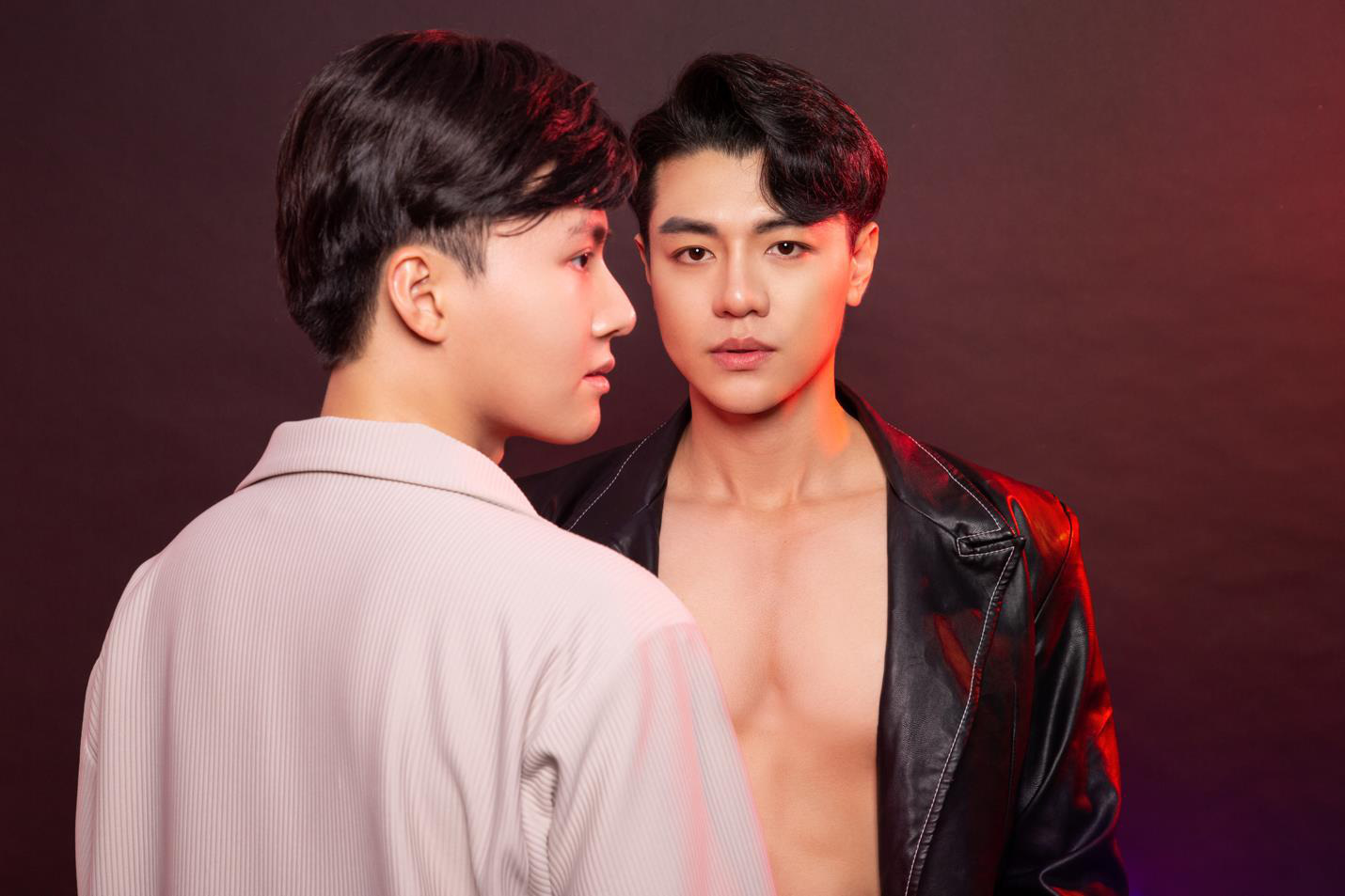 Cặp đôi đam mỹ Sau Vạt Nắng Thái Thanh Nhàn - Huy Du: Xấu hổ mỗi lần diễn cảnh thân mật trong phim - Ảnh 2.
