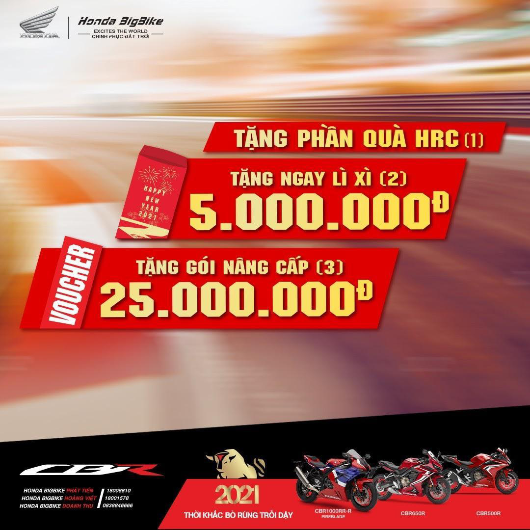 Loạt xe phân khối lớn Honda ưu đãi cao nhất 25 triệu cho khách Việt đón Tết - Ảnh 3.