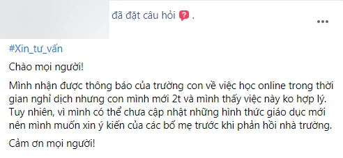 Phụ huynh ngơ ngác vì con mới 2 tuổi nhưng trường mầm non lại thông báo học online, chia sẻ của các cha mẹ khác mới bất ngờ - Ảnh 1.