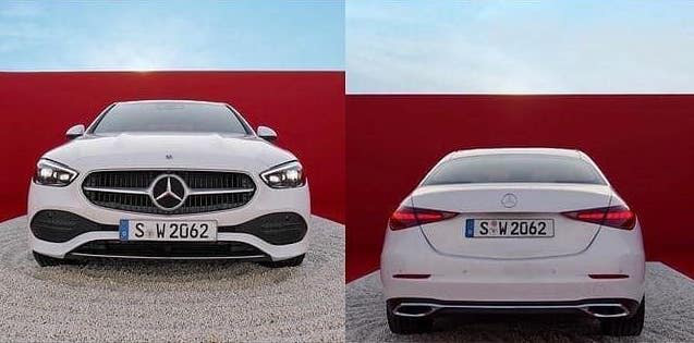 Mercedes-Benz C-Class 2021 lộ ảnh thực tế trước ngày ra mắt: Bản sao thể thao của S-Class - Ảnh 1.