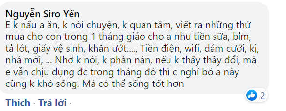 Mỗi tháng chồng đưa mẹ 10 triệu tiêu xài nhưng chỉ đưa vợ 1 triệu còn mạnh miệng: &quot;Cô đẻ con cô tự nuôi, nhiệm vụ của tôi là báo hiếu&quot; khiến hội chị em dậy sóng phân bua - Ảnh 4.