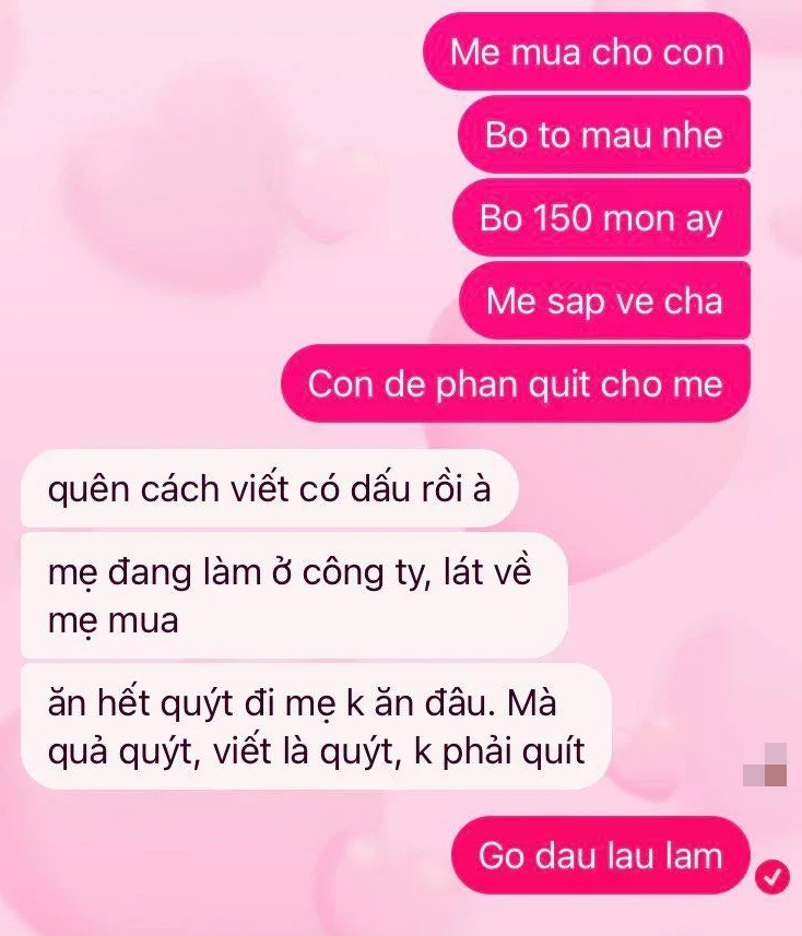 Phì cười với loạt tin nhắn đầu tiên giữa con cái và bố mẹ: Đám nhóc loay hoay không biết bấm chữ, ngỡ ngàng trước từng từ viết tắt - Ảnh 9.