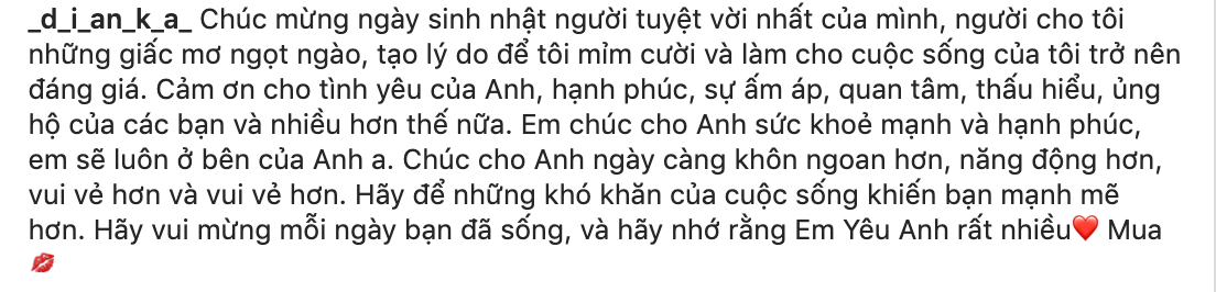 Bạn gái mẫu Tây chúc sinh nhật Bùi Tiến Dũng bằng tiếng Việt, tuy hơi lỗi nhưng ghi điểm tuyệt đối bởi sự chân thành  - Ảnh 2.