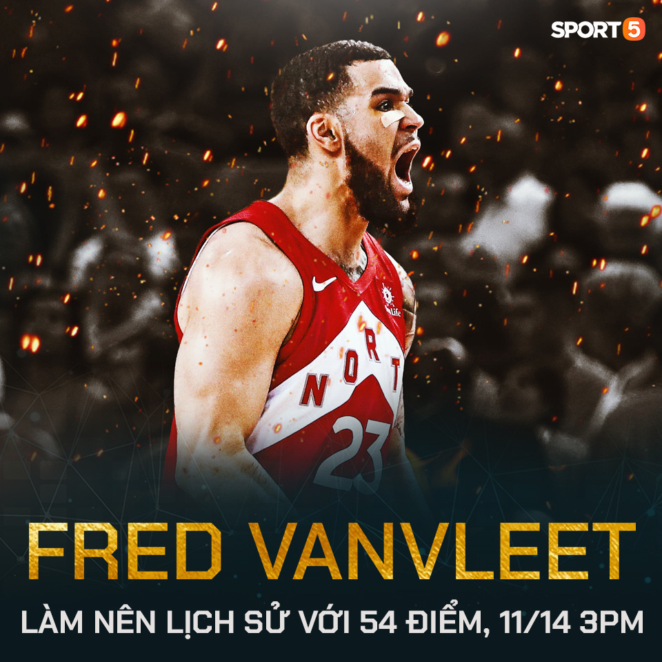 Fred VanVleet &quot;đốt cháy&quot; Orlando Magic trong ngày làm nên lịch sử giải đấu - Ảnh 2.