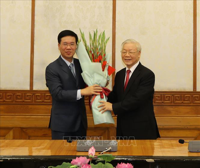 Tổng Bí thư, Chủ tịch nước Nguyễn Phú Trọng trao Quyết định phân công Ủy viên Bộ Chính trị - Ảnh 6.