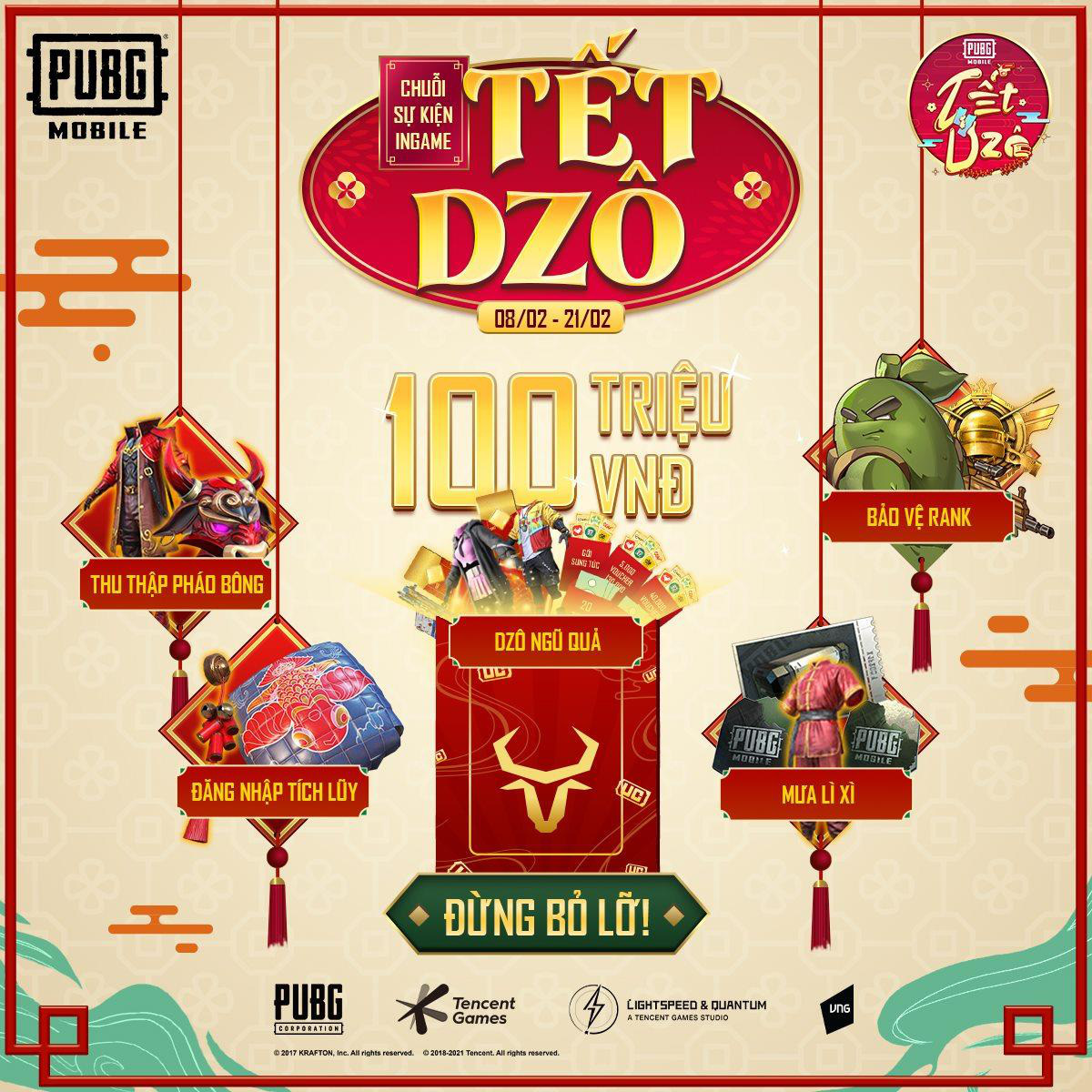 PUBG Mobile lì xì hội game thủ cực đậm mùa Tết qua loạt event cực “cháy”, lưu ngay để không bỏ lỡ! - Ảnh 1.