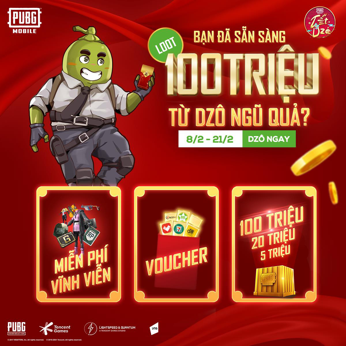 PUBG Mobile lì xì hội game thủ cực đậm mùa Tết qua loạt event cực “cháy”, lưu ngay để không bỏ lỡ! - Ảnh 2.