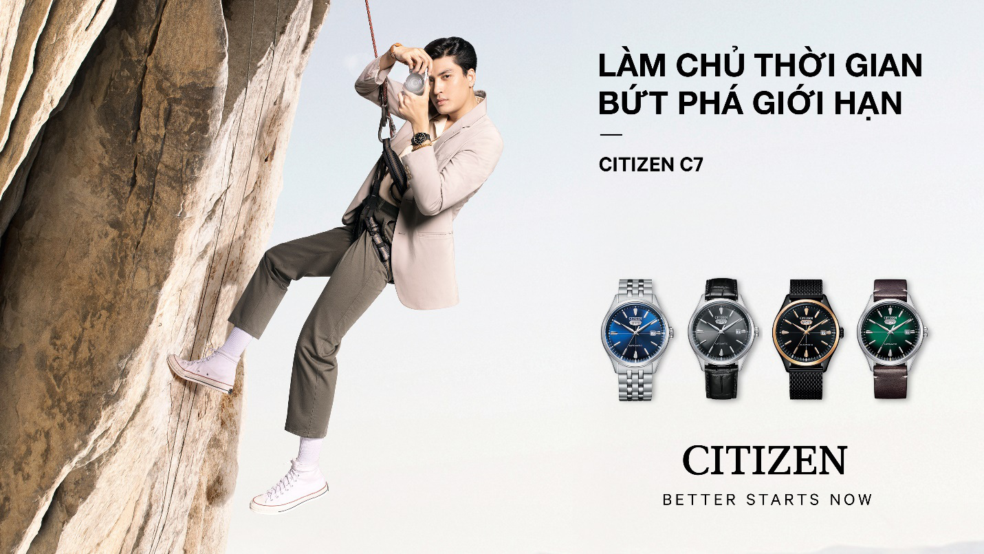 Citizen ra mắt đồng hồ C7 Automatic dịp năm mới cùng fashionista Châu Bùi - Ảnh 2.