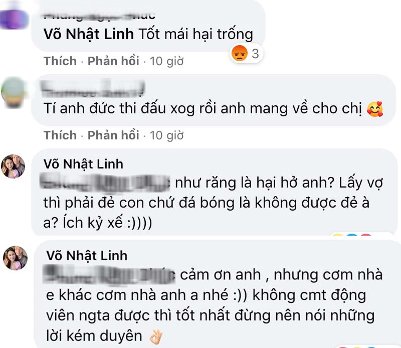 Vợ Phan Văn Đức có pha phản dame đi vào lòng người trước bình luận vô duyên về vợ chồng mình  - Ảnh 1.