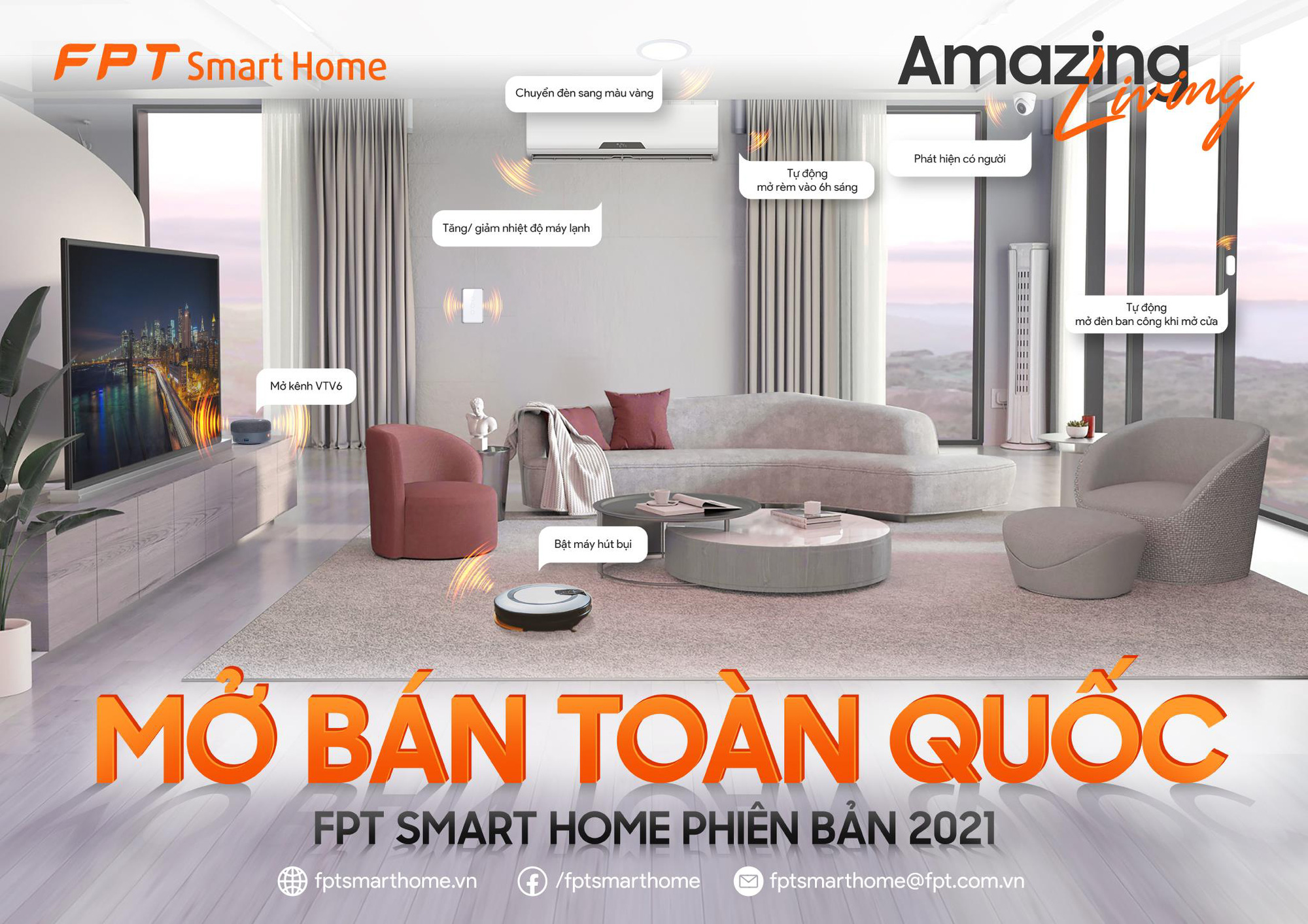 FPT Telecom mở bán giải pháp FPT Smart Home 2021, ưu đãi tới 20% - Ảnh 1.