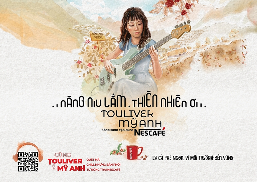 NESCAFÉ kết hợp cùng Touliver, Mỹ Anh ra mắt album lấy chất liệu từ âm thanh của nông trại cà phê - Ảnh 1.