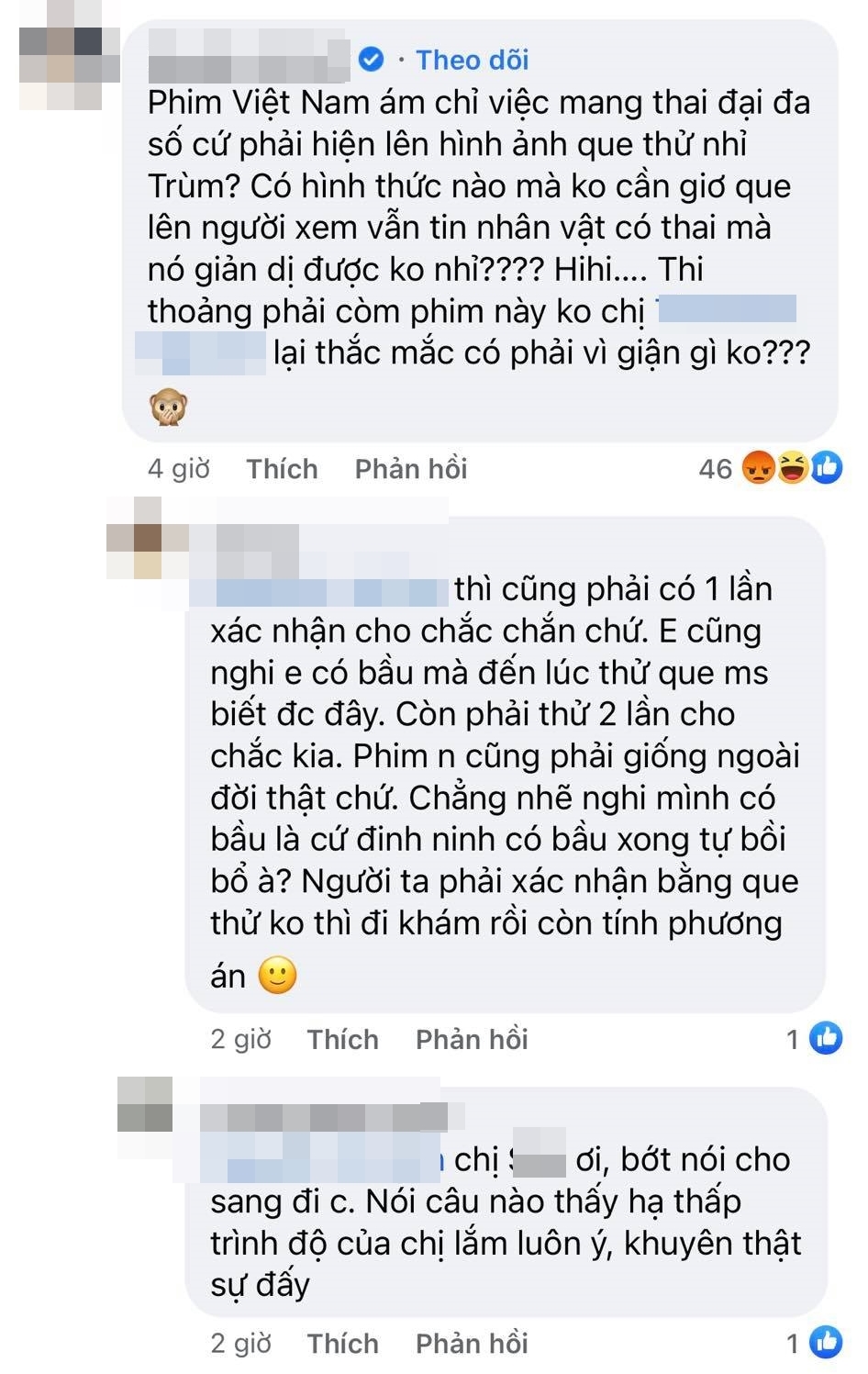 Nhà báo nổi tiếng bị dân mạng xông vào mắng chửi vì chê bai cảnh Nam thử thai trong Hương vị tình thân - Ảnh 2. Nhà báo nổi tiếng bị dân mạng xông vào mắng chửi vì chê bai cảnh Nam thử thai trong Hương vị tình thân - Ảnh 2.