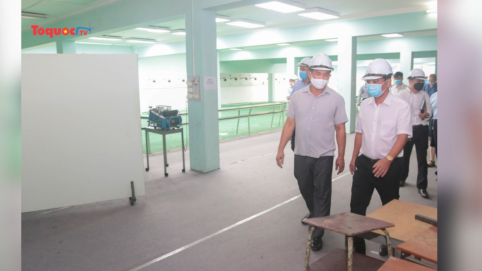 Đảm bảo tiến độ, chất lượng công trình nâng cấp, cải tạo trường bắn thuộc Trung tâm huấn luyện thể thao Quốc gia Hà Nội