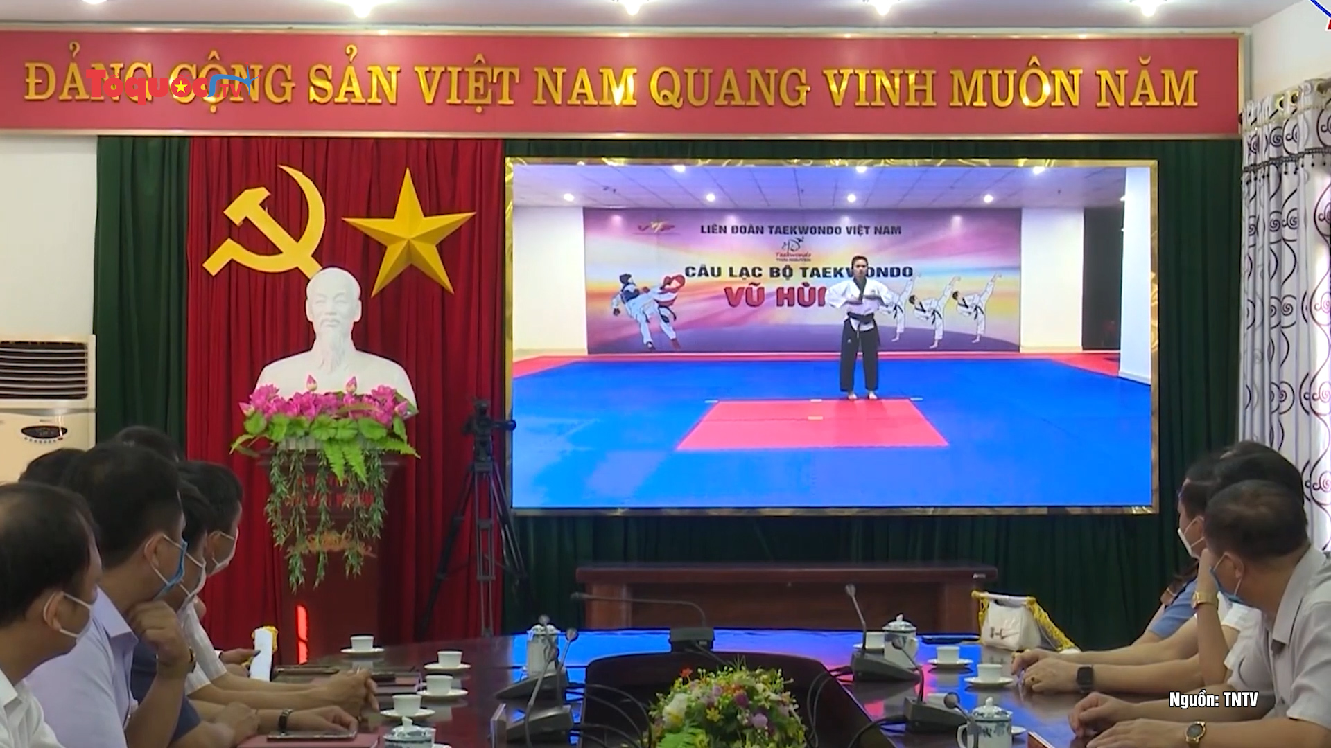 Thái Nguyên khai mạc giải Taekwondo trực tuyến các câu lạc bộ