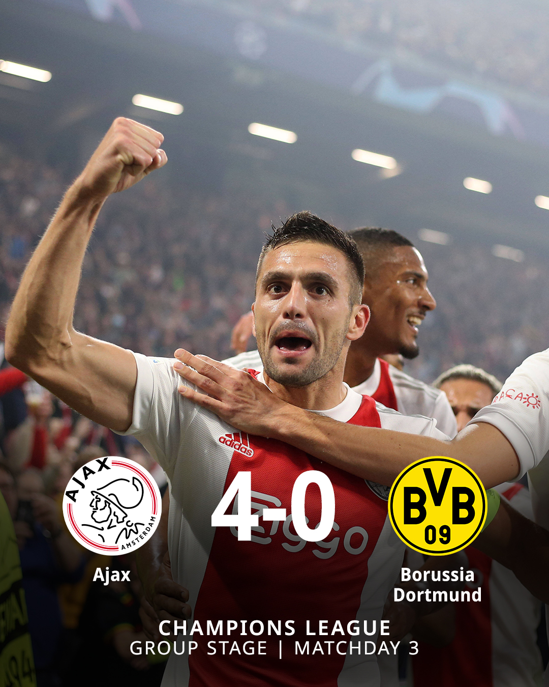 Marco Reus đốt lưới nhà, Dortmund thua tan nát trước Ajax - Ảnh 1.