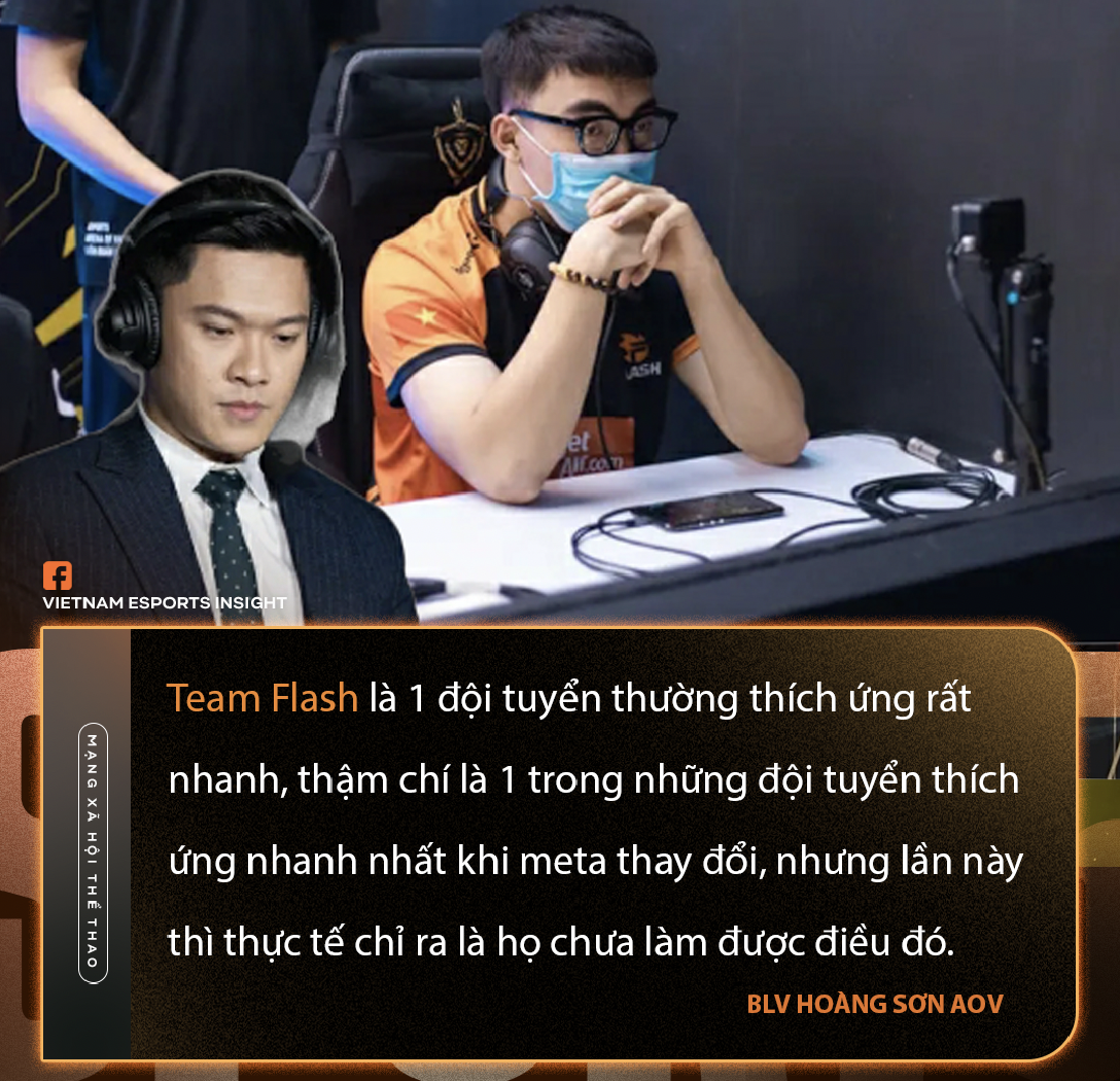 BLV Hoàng Sơn AOV: &quot;Team Flash còn đủ thời gian và bản lĩnh để xốc lại tất cả và trở lại là chính mình&quot; - Ảnh 5.