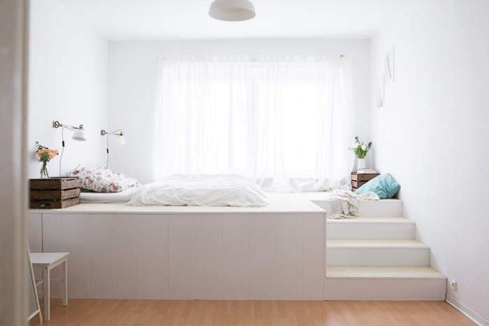 Thiết kế giường giật cấp giúp phòng ngủ nhỏ vừa rộng hơn lại vừa đẹp miễn chê - Ảnh 9.