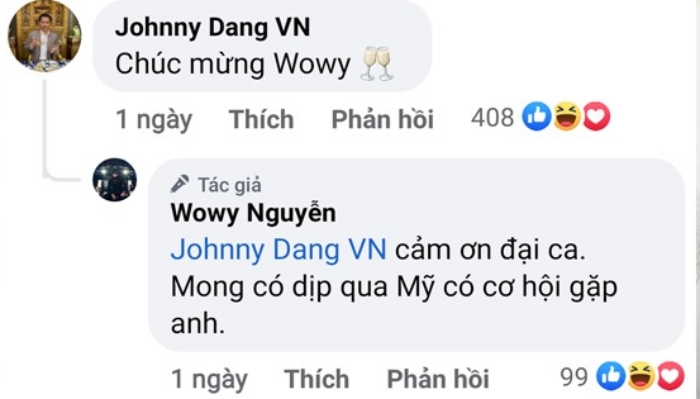 Wowy muốn sang Mỹ gặp ông trùm kim hoàn Johnny Dang, netizen mỉa mai: Lại chuẩn bị có bản rap nịnh mới rồi! - Ảnh 1.